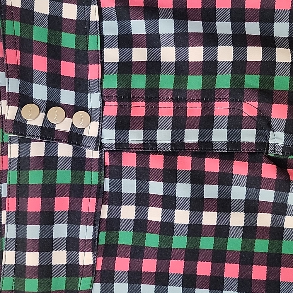 Jofit Buffalo Check SignaturePlaid Women's Skirt Blue, Pink, Green Size 14 - Picture 7 of 16